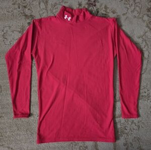 Under Armour Red Coldgear Compression Top Large